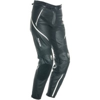 Richa Ladies Nikki Leather Trousers - Black / White