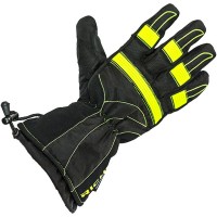 Richa Probe Waterproof Textile Gloves - Black / Fluo Yellow