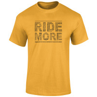 Ride More T-Shirt Passes - Gold