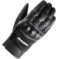 Road Leather / Textile 2.0 Short Mixed Gloves  - Black