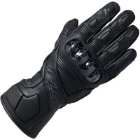 RST Fulcrum CE Waterproof Leather Gloves - Black / Black