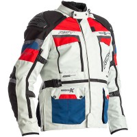 RST Pro Series Adventure-X Airbag CE Textile Jacket - Ice / Blue / Red