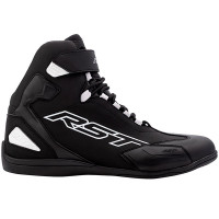 RST Sabre Motor CE Shoes - Black / Black / White 