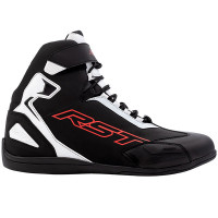 RST Sabre Motor CE Shoes - Black / White / Red