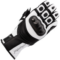 RST Sport Mid CE Waterproof Leather Gloves - White / Black