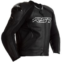 RST Tractech Evo 4 CE Leather Jacket - Black / Black