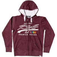 RST Ladies Full-Zip Hoodie - Burgundy