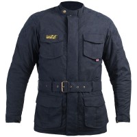 RST IOM TT Classic Wax 3/4 CE Textile Jacket - Navy