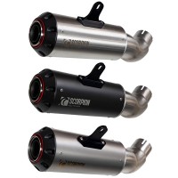 Scorpion Red Power Slip-On Exhaust - Kawasaki Z900 (17-19)