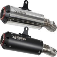 Scorpion Red Power Slip-On Exhaust - Kawasaki Z900 RS (18-25)