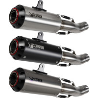 Scorpion Red Power Slip-On Exhaust - Honda CB500 F (19-25)