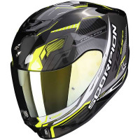 Scorpion Exo-391 - Haut Black / Silver / Neon Yellow