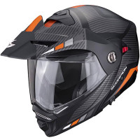 Scorpion ADX 2 - Camino Matt Black / Silver / Orange