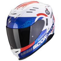 Scorpion Exo 520 Evo Air - Titan White / Blue / Red
