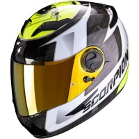 Scorpion EXO 490 - Tour White / Neon Yellow