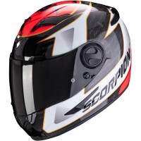 Scorpion EXO 490 - Tour White / Red