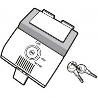 Shad SH48 Replacement Locking Mechanism (Titanium) - D1B482MAR