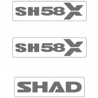 Shad SH58X Replacement Sticker - D1B58ETR