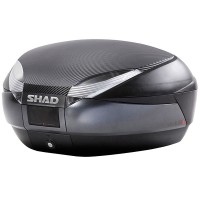 Shad SH48 Top Case - Dark Grey / Carbon Cover and Backrest - 48 Litre