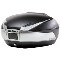 Shad SH48 Top Case - Black / Titanium - 48 Litre