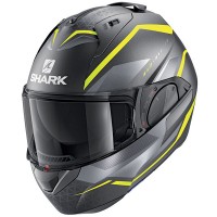 Shark Evo ES - Yari Matt Anthracite / Yellow / Silver