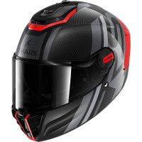 Shark Spartan RS Carbon Skin - Shawn Black / Red / Anthracite