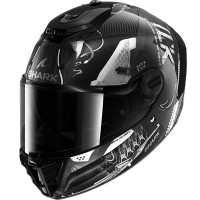 Shark Spartan RS Carbon Skin - Xbot Gloss Black / Anthracite