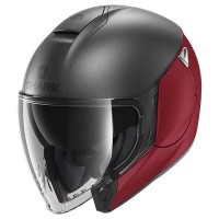 Shark Citycruiser - Dual Blank Matt Anthracite / Red