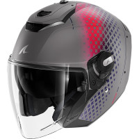 Shark RS Jet - Stride Matt Silver / Purple / Blue