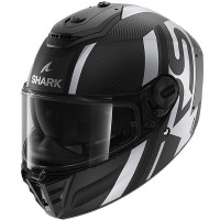 Shark Spartan RS Carbon Skin - Shawn Matt Carbon / Silver