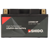 Shido High Power Lithium Motorcycle Battery - LTZ10S HP LION