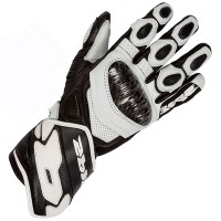 Spidi Carbo 7 CE Gloves - White / Black