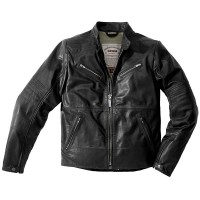 Spidi Garage Leather Jacket - Black