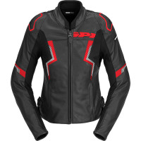 Spidi Ladies Evorider 3 Leather Jacket - Black / Red