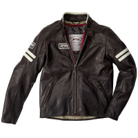 Spidi Vintage Leather Jacket - Brown / Ice