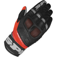 Spidi Neo-R Leather Gloves - Black / Grey / Red