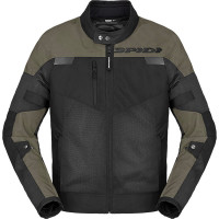 Spidi Equinox Net Windout Textile Jacket - Black / Military Green