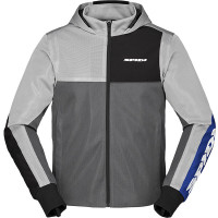 Spidi Hoodie Net Textile Jacket - Grey / Black / Blue