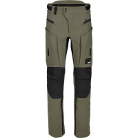 Spidi Frontier Water-Repellent Textile Trousers - Black / Military Green