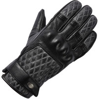 Spirit Motors Johnny Bglove Leather Glove - Black / Grey