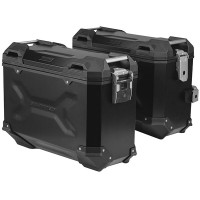 SW Motech Trax Adv Black Aluminium 37L Case System - Yamaha XT 660 Z Tenere (07-)