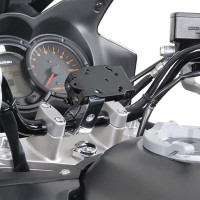 SW Motech Vibration Damped Handlebar GPS Mount for 1" Bar - Silver