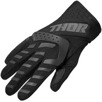 Thor Youth Spectrum Textile Gloves - Black