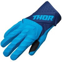 Thor Youth Spectrum Textile Gloves - Blue / Navy