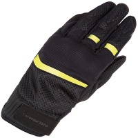 Tucano Urbano Penna Textile Gloves - Black / Fluorescent Yellow