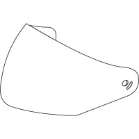 Tucano Urbano Hyperlink Clear External Visor - Road Legal