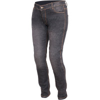Weise Ladies Ridge Denim Textile Jeans - Black