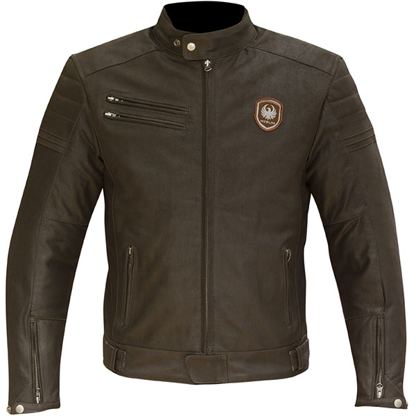 Image of Merlin Alton Leather Jacket - Brown