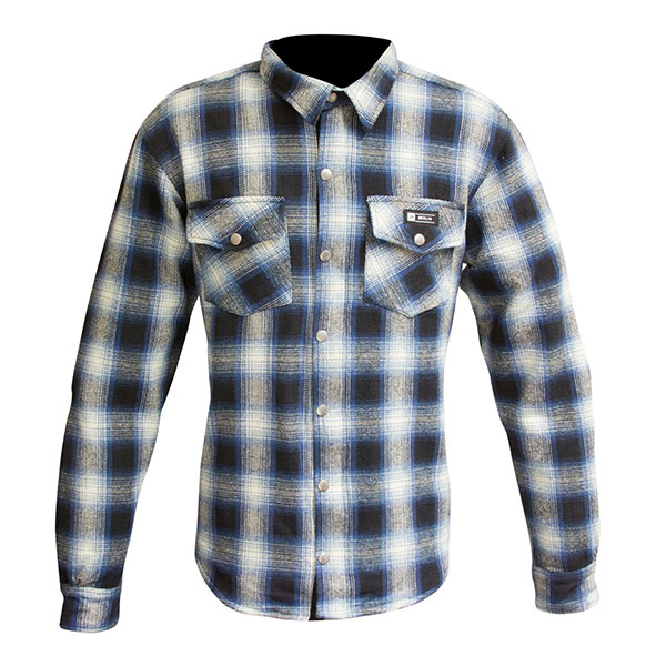 Image of Merlin Axe Aramid Textile Shirt - Blue Check