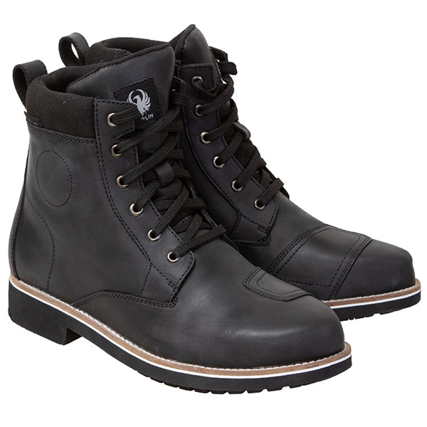 Image of Merlin Ether Waterproof Leather Boots - Black